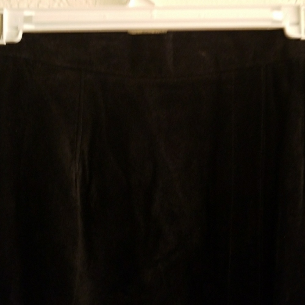 Suede skirt